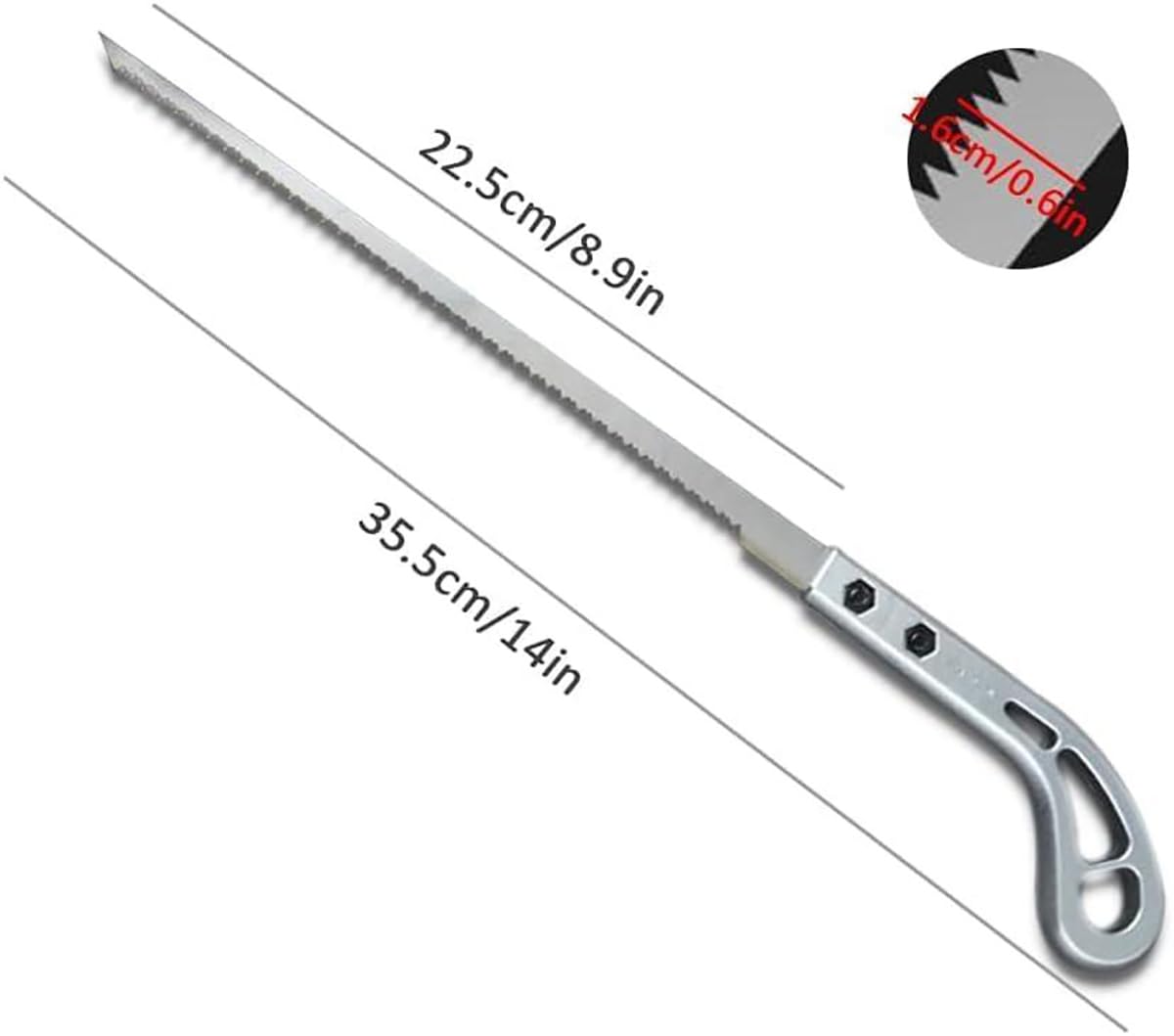 NewShark Tragbare Outdoor-Handsäge, Mini-Camping- & Gartensäge