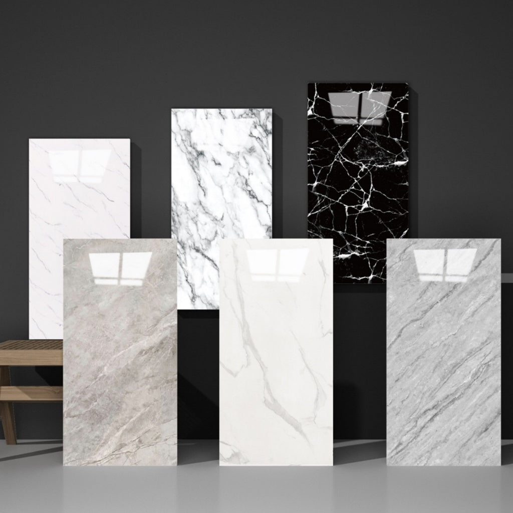 KIT40 3D-Marmor-Wandklebeplatte, waschbares Relief, 30 cm x 60 cm