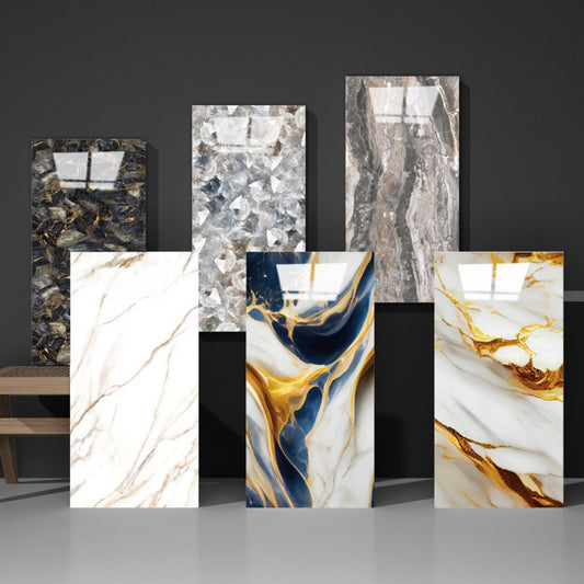 KIT40 3D-Marmor-Wandklebeplatte, waschbares Relief, 30 cm x 60 cm