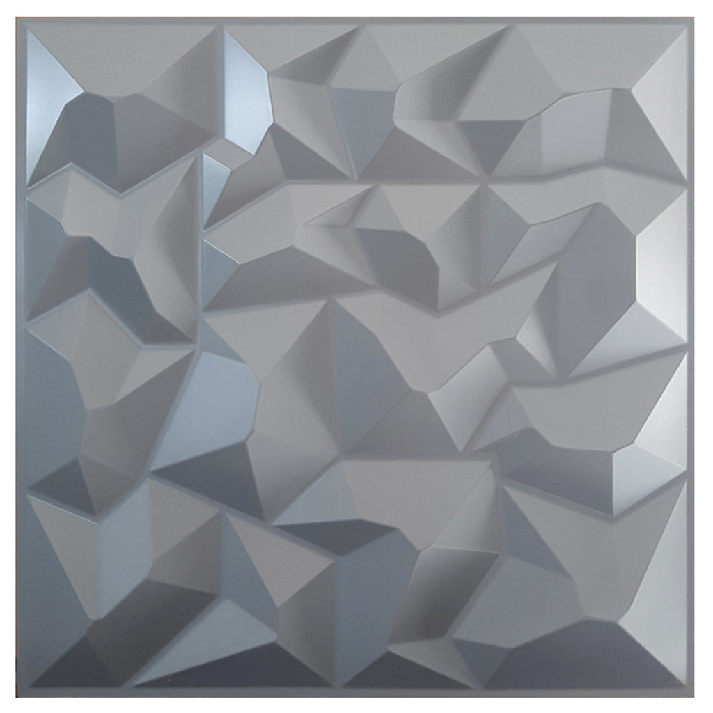 Kit C/ 12 Placas 3m² 50x50 Revestimento Parede Alto Relevo Painel 3d