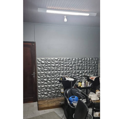 Kit C/ 12 Placas 3m² 50x50 Revestimento Parede Alto Relevo Painel 3d